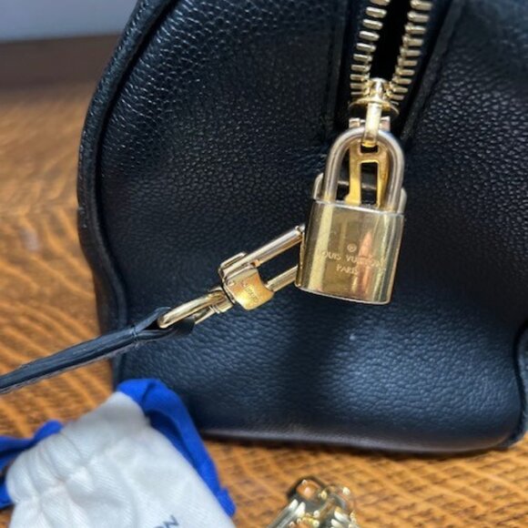 Louis Vuitton 25 Speedy Bandouliere Bag Bicolor Monogram Empreinte Giant - Picture 5 of 9